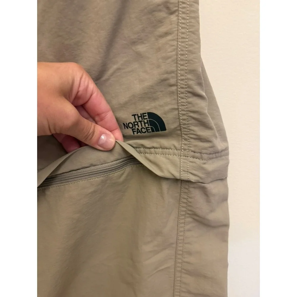 The North Face Mens Convertible Cargo Hiking Pants Khaki Tan XL Regular